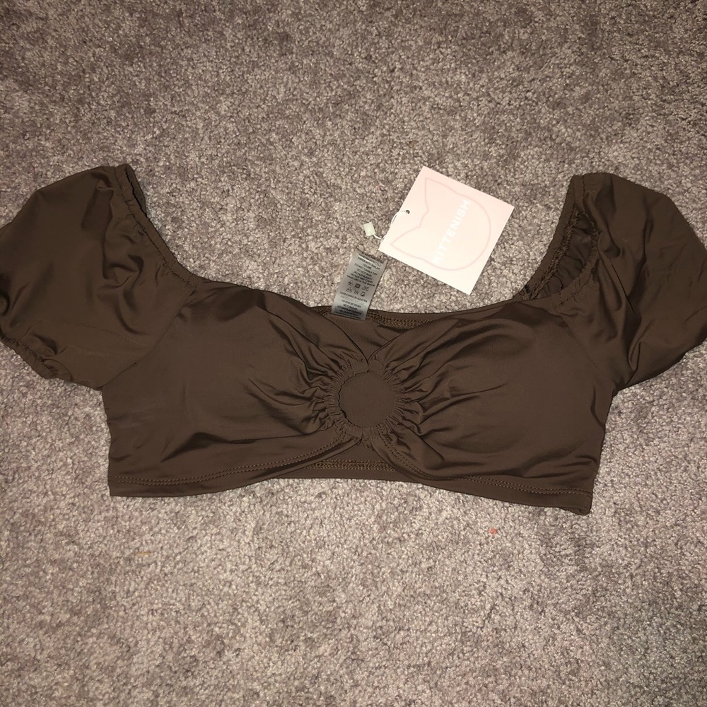 Ibiza chocolate bikini top kittenish